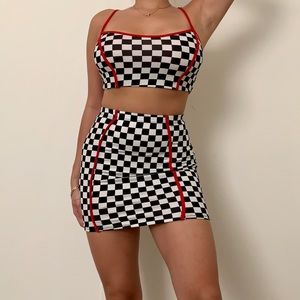 Checkers two piece set💋